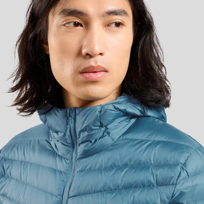 Odlo Jackets and Vests The XAlp Packable Hooded Down Jacket Provincial Blue 8211 Men