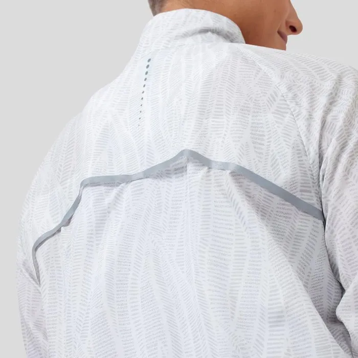 Odlo Jackets and Vests The Zeroweight Print Running Jacket White 8211 Women