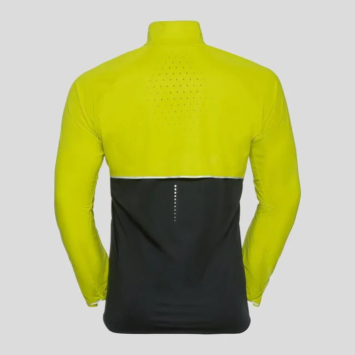 Odlo Jackets and Vests The Zeroweight Pro Warm Running Jacket Evening Primrose 8211 Black 8211 Men
