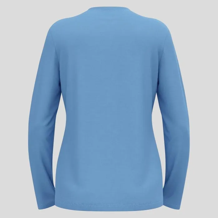 Odlo Mid Layers and Longsleeves The Ascent Merino 200 Nature Lover Long Sleeve TShirt Provincial Blue 8211 Women