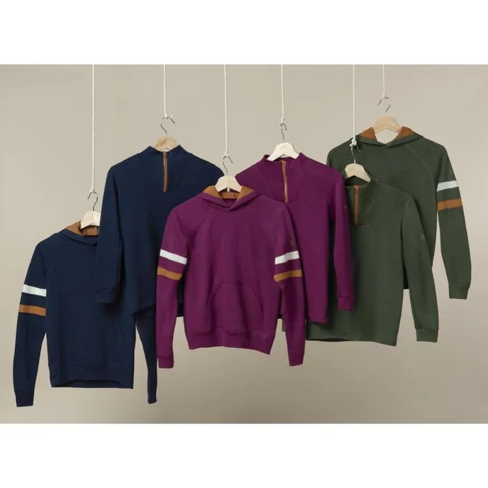 Odlo Mid Layers and Longsleeves The Espeland Merino 250 Mid Layer Hoody Bronze Green 8211 Kids