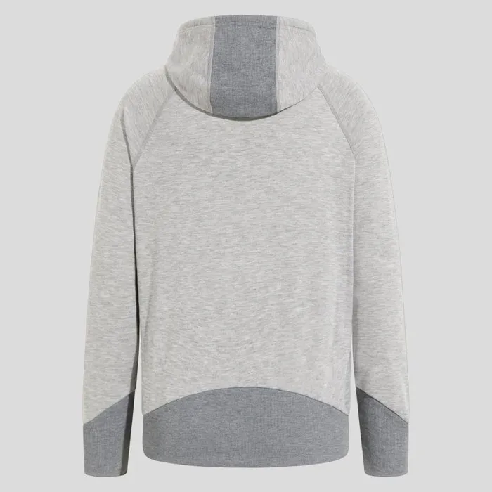 Odlo Mid Layers and Longsleeves The Move Mid Layer Hooded Zip Grey Melange 8211 Women