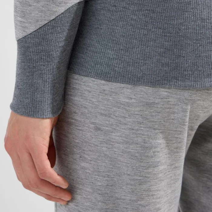 Odlo Mid Layers and Longsleeves The Move Mid Layer Hooded Zip Grey Melange 8211 Women