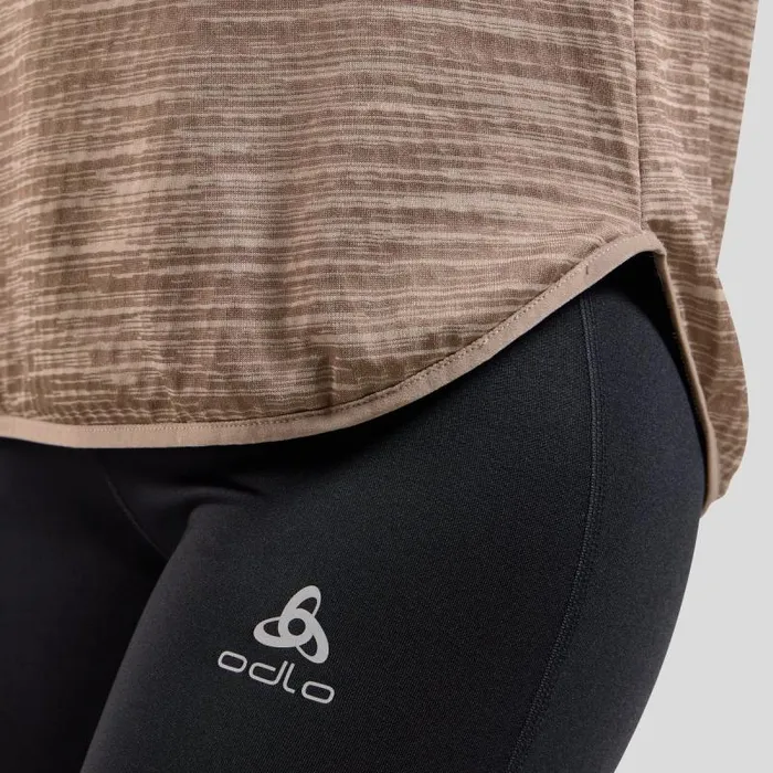 Odlo Mid Layers and Longsleeves The Run Easy Warm Mid Layer Cinder Melange 8211 Women