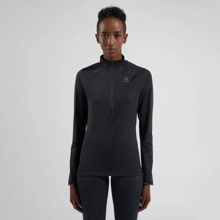Odlo Mid Layers and Longsleeves The Zeroweight Ceramiwarm Reflective Mid Layer Black 8211 Women Odlo Mid Layers and Longsleeves The Zeroweight Ceramiwarm Reflective Mid Layer Black 8211 Women