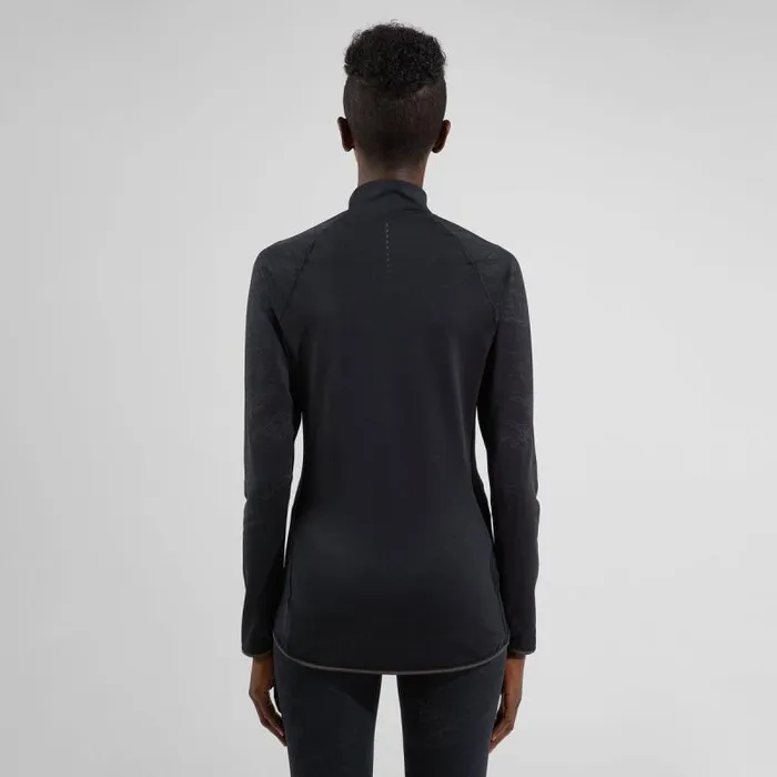Odlo Mid Layers and Longsleeves The Zeroweight Ceramiwarm Reflective Mid Layer Black 8211 Women