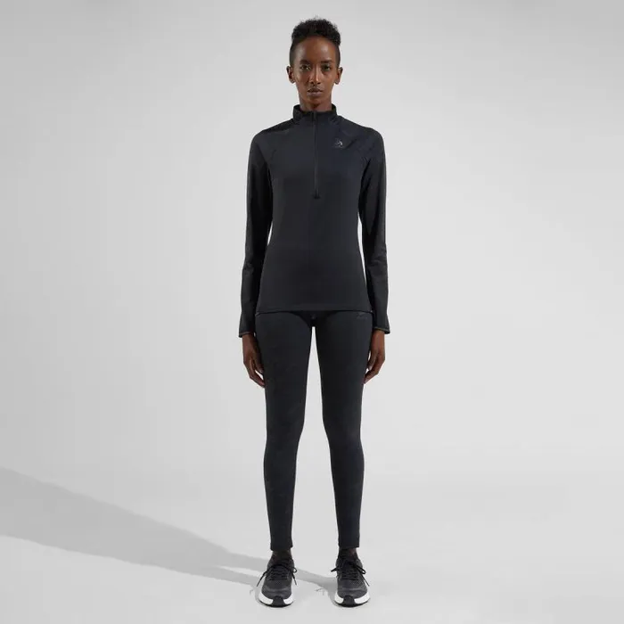 Odlo Mid Layers and Longsleeves The Zeroweight Ceramiwarm Reflective Mid Layer Black 8211 Women