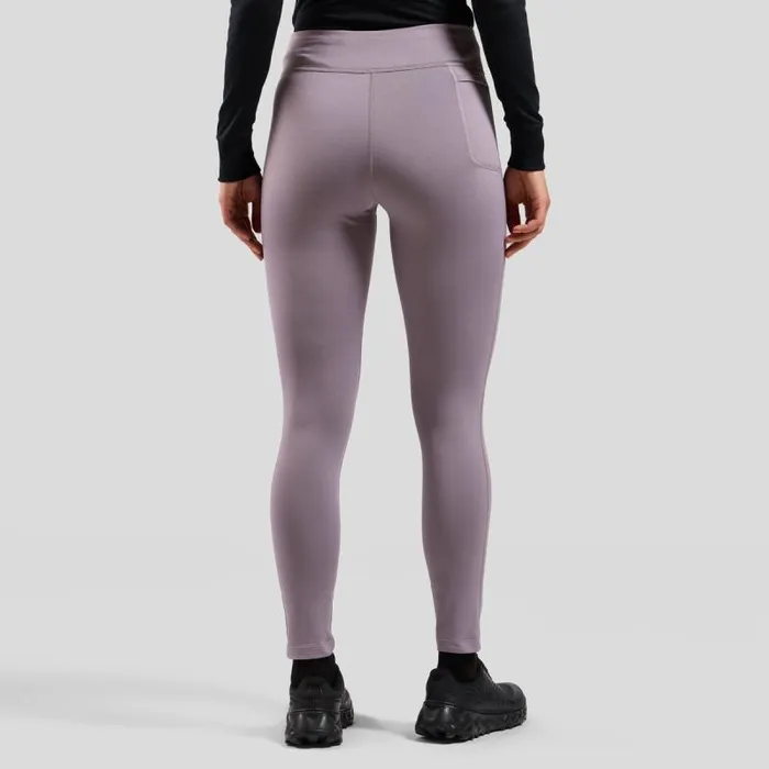 Odlo Pants and Tights The Essentials Warm Running And Training Tights Gray Ridge 8211 Women