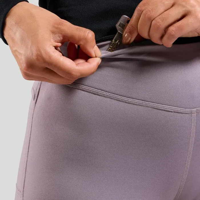 Odlo Pants and Tights The Essentials Warm Running And Training Tights Gray Ridge 8211 Women