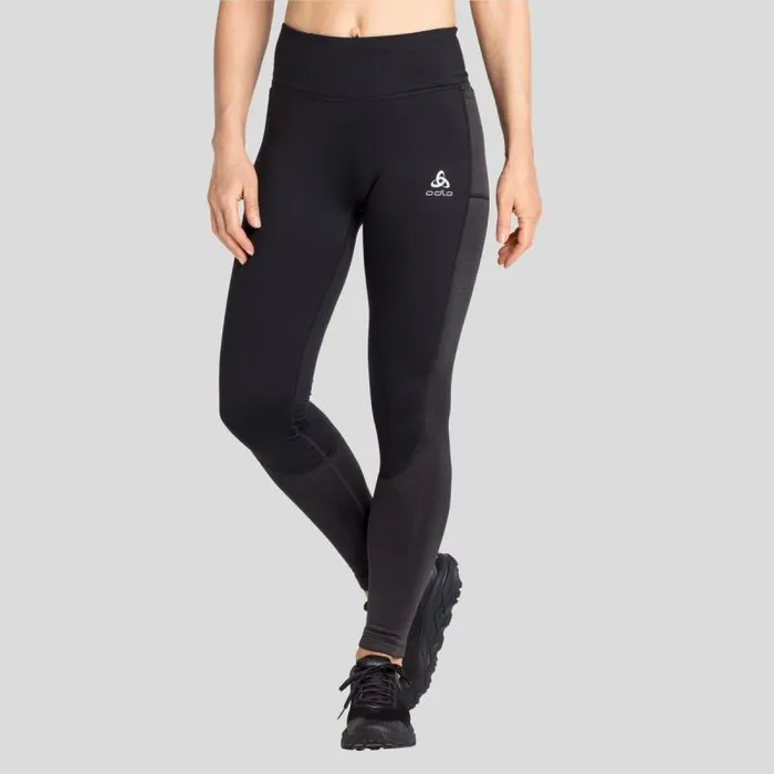 Odlo Pants and Tights The Run Easy Warm Tights Black 8211 Women
