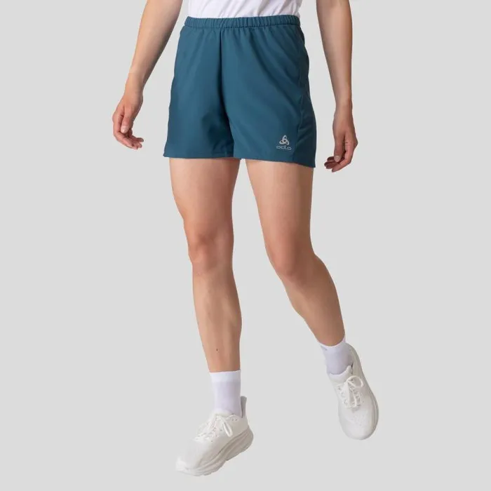 Odlo Shorts The Essentials 4 Inch Running Shorts Blue Wing Teal 8211 Women