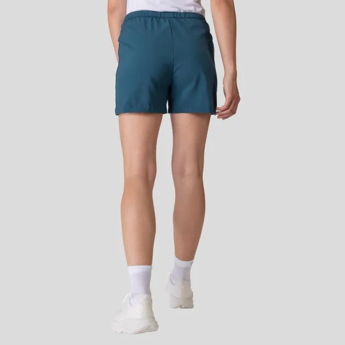 Odlo Shorts The Essentials 4 Inch Running Shorts Blue Wing Teal 8211 Women