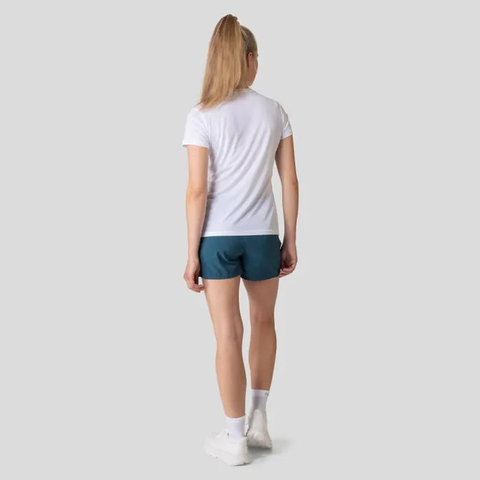 Odlo Shorts The Essentials 4 Inch Running Shorts Blue Wing Teal 8211 Women