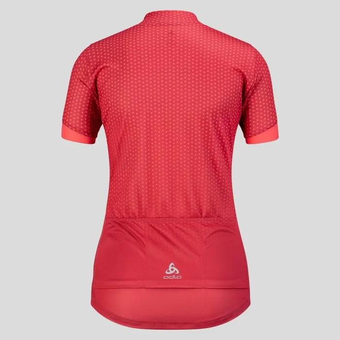 Odlo Tshirts and Polos The Essentials Jersey American Beauty 8211 Cayenne 8211 Women