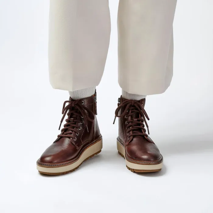 Orianna Lace Dark Brown Leather Women Clarks Boots and Booties Orianna Lace Dark Brown Leather Women Clarks Boots and Booties