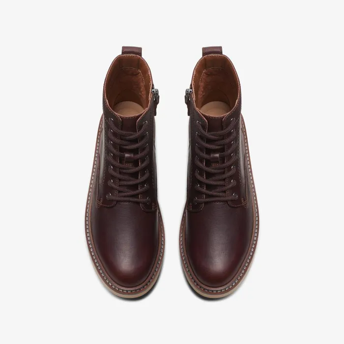 Orianna Lace Dark Brown Leather Women Clarks Boots and Booties Orianna Lace Dark Brown Leather Women Clarks Boots and Booties