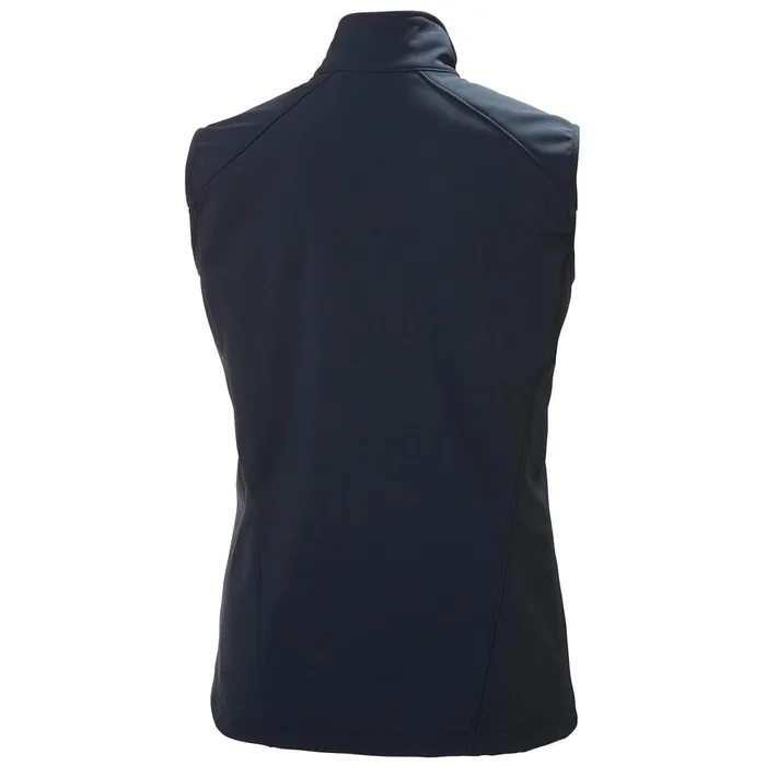 Outdoor and Hiking Jackets Women Helly Hansen W PARAMOUNT SOFTSHELL VEST 597 Navy