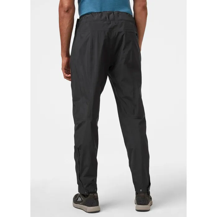 Outdoor and Hiking Pants Men Helly Hansen VERGLAS 2L RIPSTOP SHELL PANT 990 Black