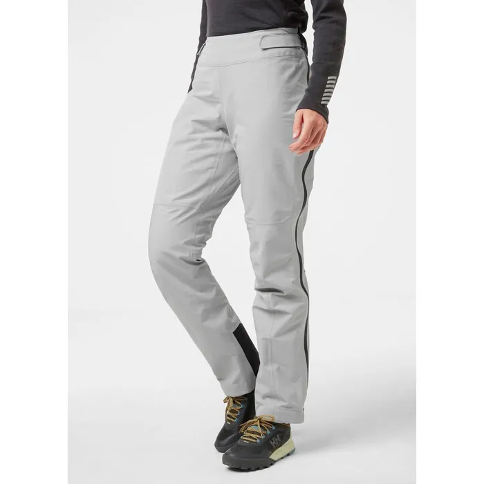 Outdoor and Hiking Pants Women Helly Hansen W ODIN 9 WORLDS INFINITY SHELL 853 Grey Fog