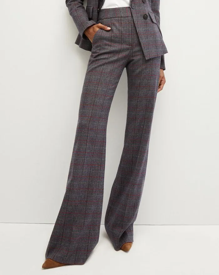 Pants Shop Veronica Beard Lebone Plaid Pant Multi
