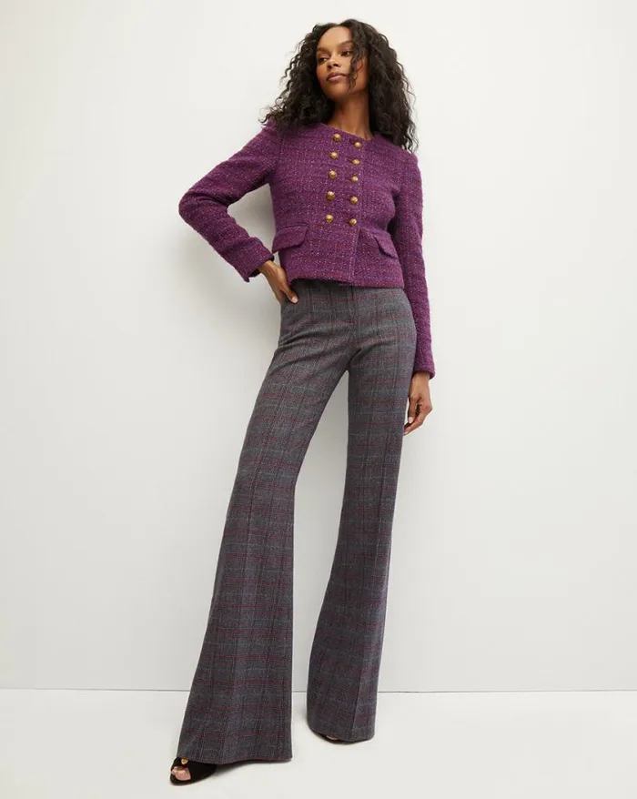 Pants Shop Veronica Beard Lebone Plaid Pant Multi