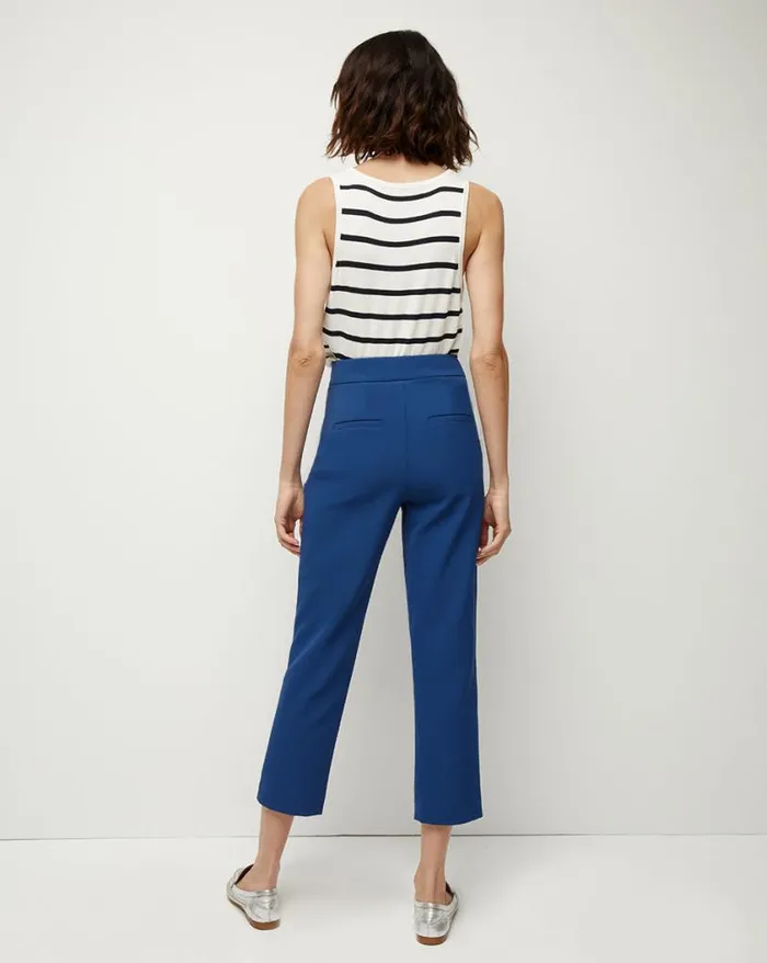 Pants Shop Veronica Beard Renzo Scuba Pant Cerulean
