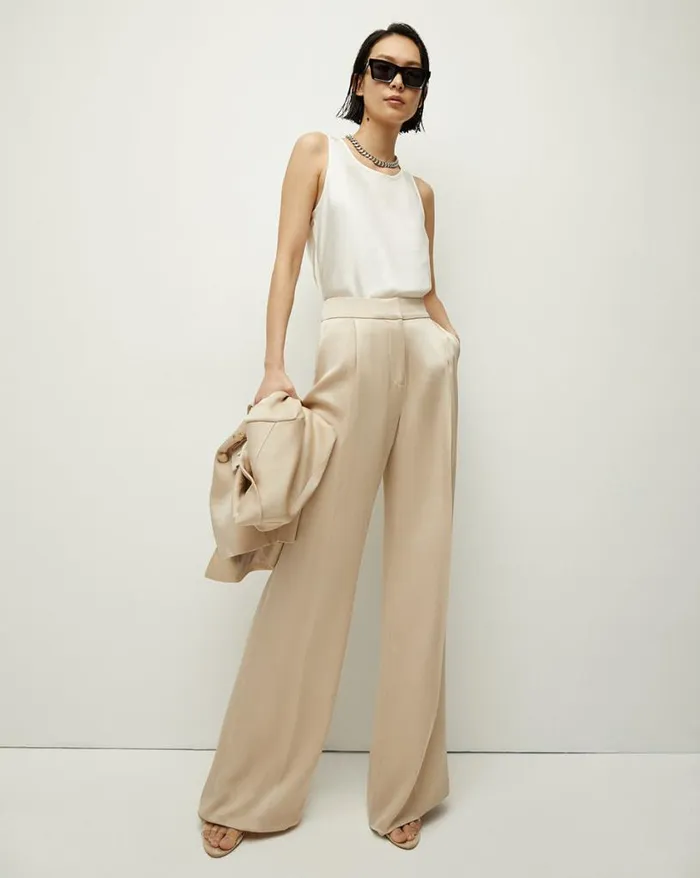 Pants Shop Veronica Beard Robinne Pant Sand