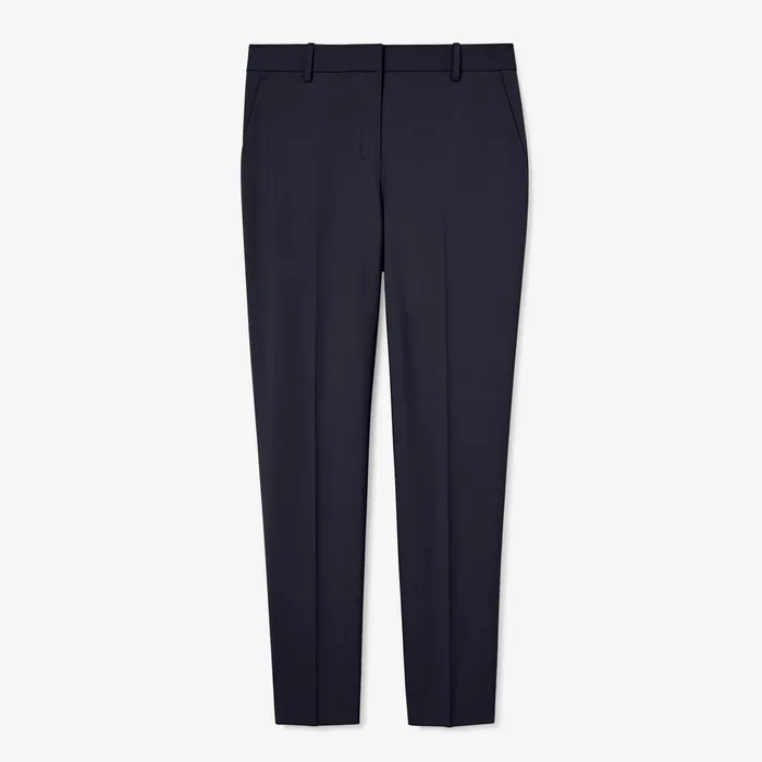 Pants The Mejia Pant 8211 Washable Wool Twill Dark Navy 8211 M M LaFleur Women