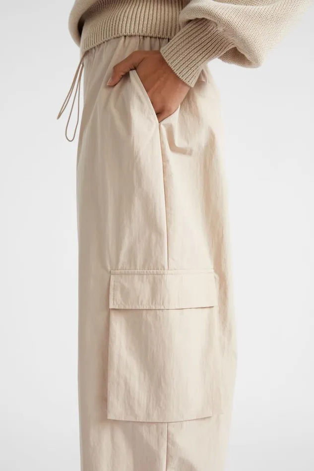 Pants Woman Seed Heritage Parachute Cargo Pant Cool Sand