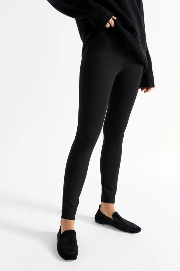 Pants Woman Seed Heritage Ponte Legging Black