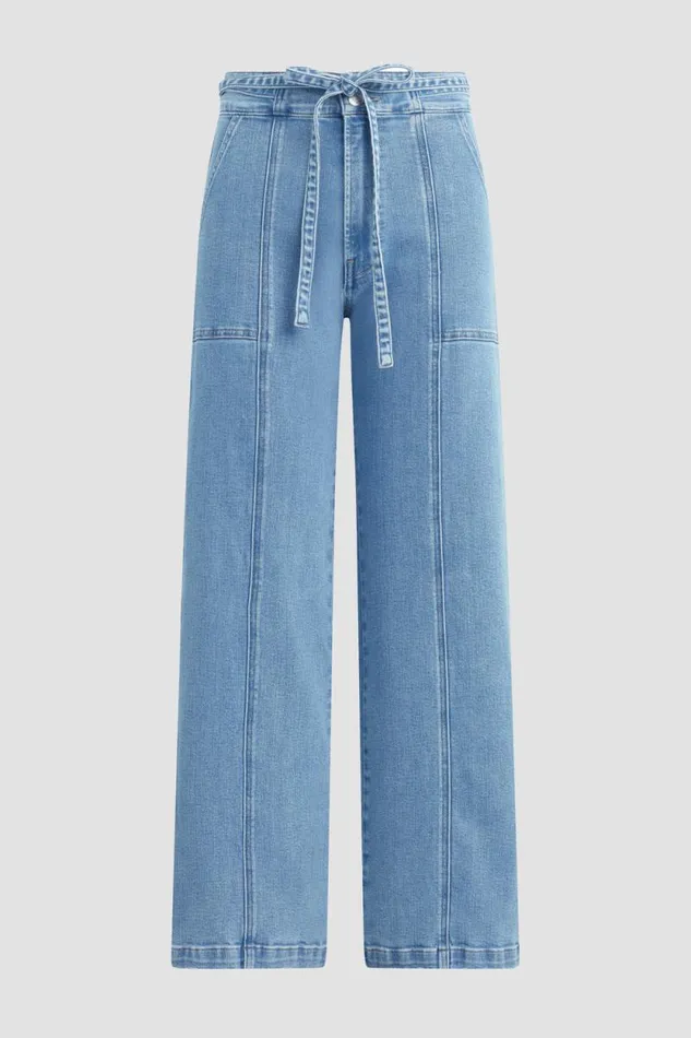 Pants Women Hudson Jeans Tie Waist Wide Leg Trouser Stardom Pants Women Hudson Jeans Tie Waist Wide Leg Trouser Stardom