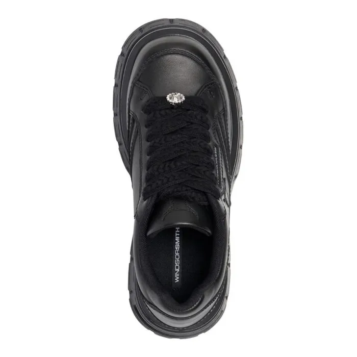 Platform Sneakers Women Windsor Smith SWERVE BLACK SNEAKERS Platform Sneakers Women Windsor Smith SWERVE BLACK SNEAKERS