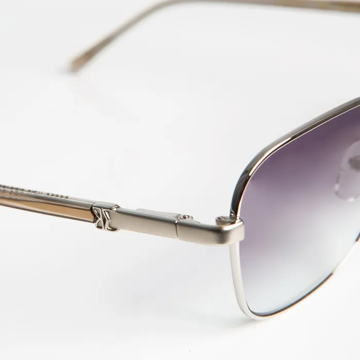 Playa Aviator Sunglasses 8211 Silver Men Bruno Magli Sunglasses