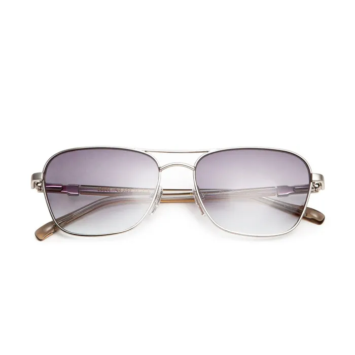 Playa Aviator Sunglasses 8211 Silver Men Bruno Magli Sunglasses