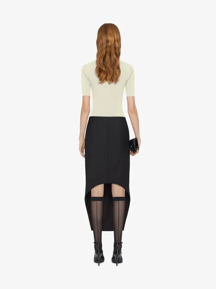 Polo Sweater In Wool With 4g Detail Butter Women Givenchy Sweaters