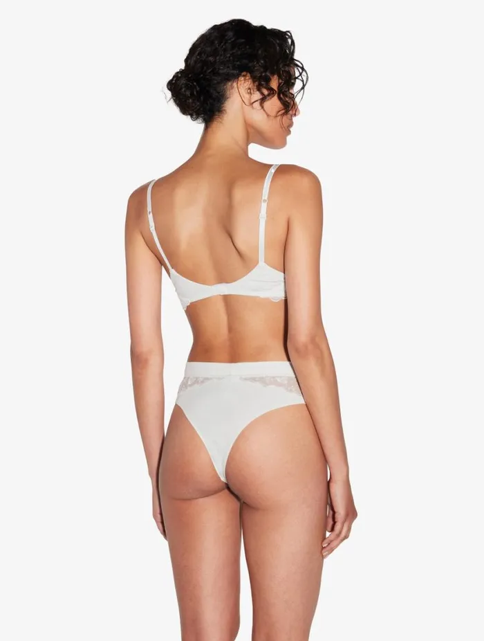 Push Up Bra In Lys With Embroidered Tulle Lingerie La Perla Padded