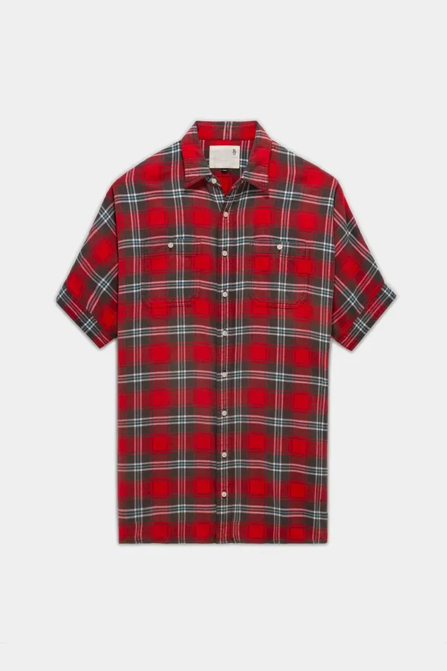 R13 Dresses Women Plaid Oversized Boxy Dress
