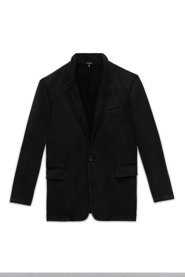 R13 Jackets and Coats Men Oversized Ragged Blazer 8211 Acid Black