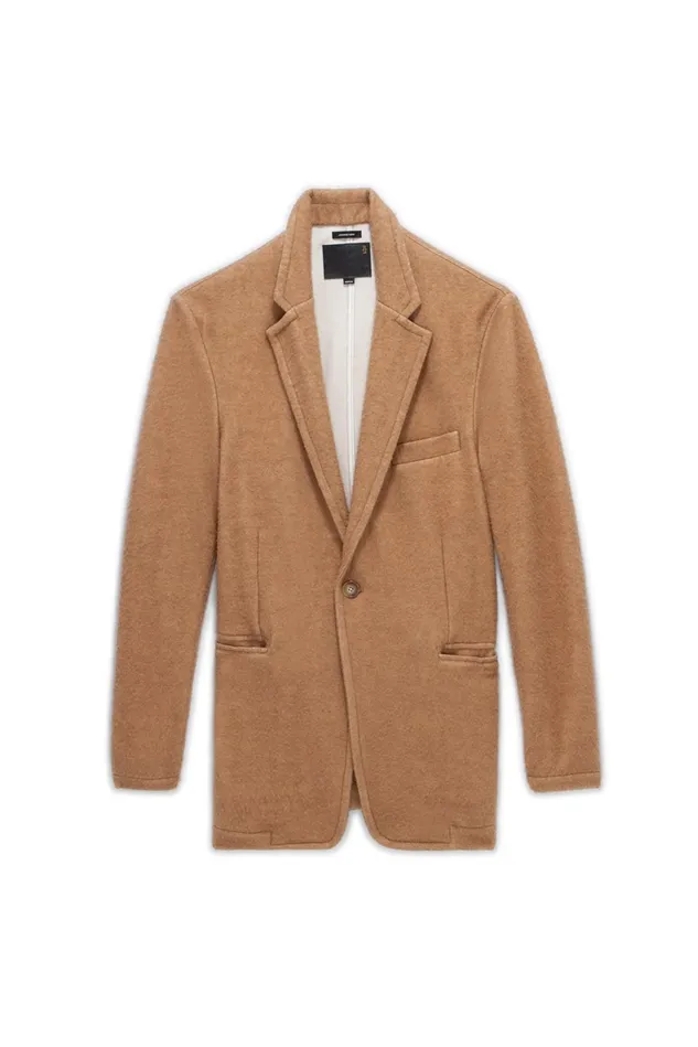 R13 Jackets and Coats Men Oversized Ragged Blazer 8211 Camel