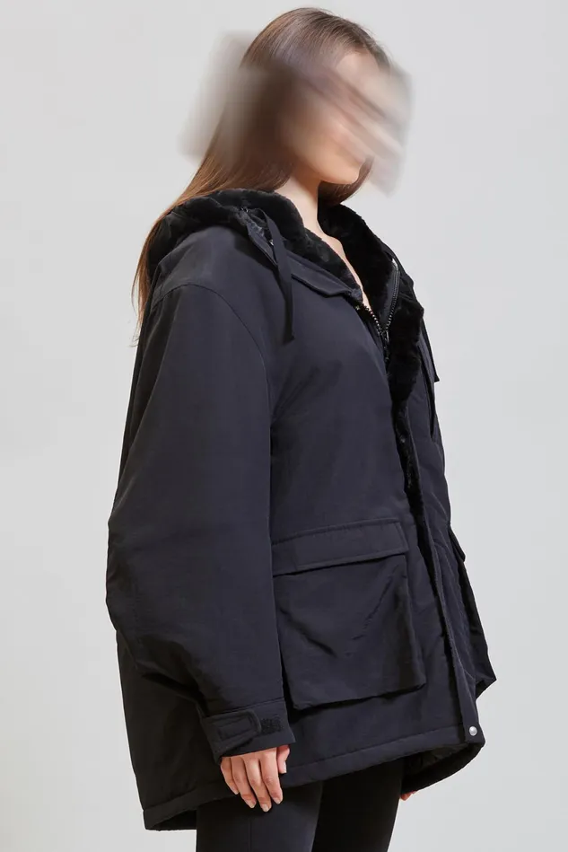 R13 Jackets and Coats Women Oversized Parka 8211 Black