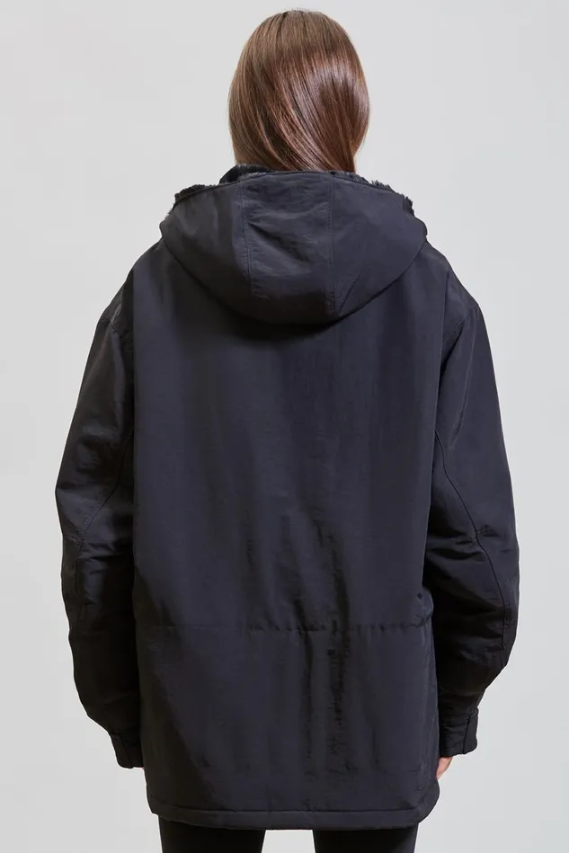 R13 Jackets and Coats Women Oversized Parka 8211 Black