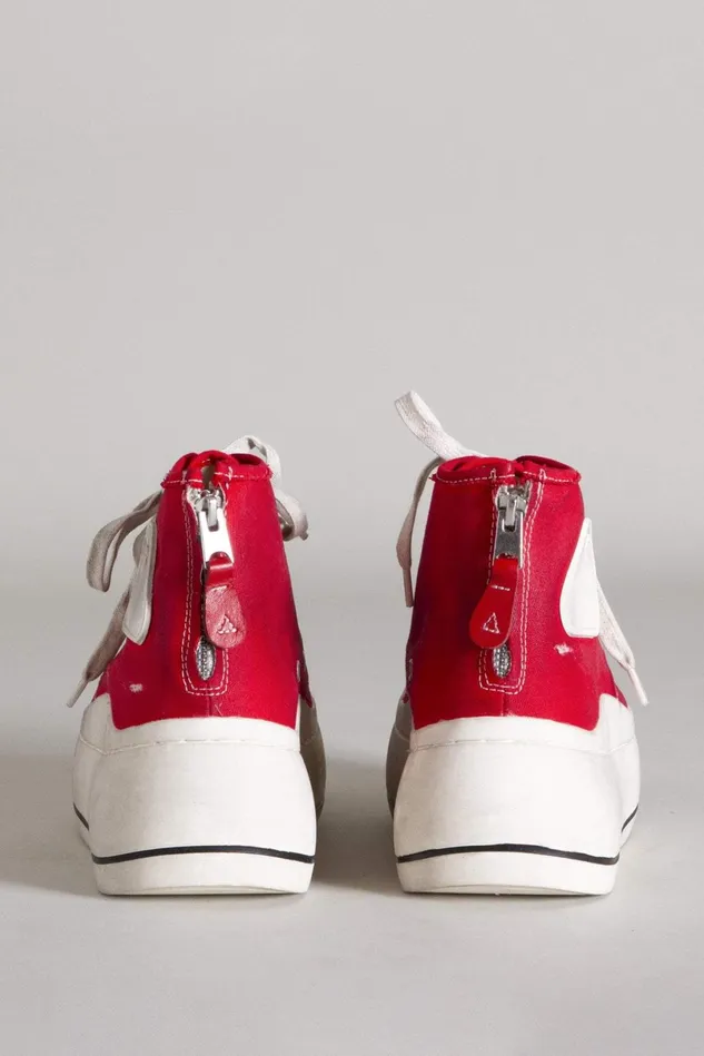 R13 Sneakers Women Kurt High Top Sneaker 8211 Red