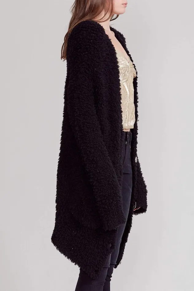 R13 Sweaters Women Teddy Bear Cardigan 8211 Black R13 Sweaters Women Teddy Bear Cardigan 8211 Black