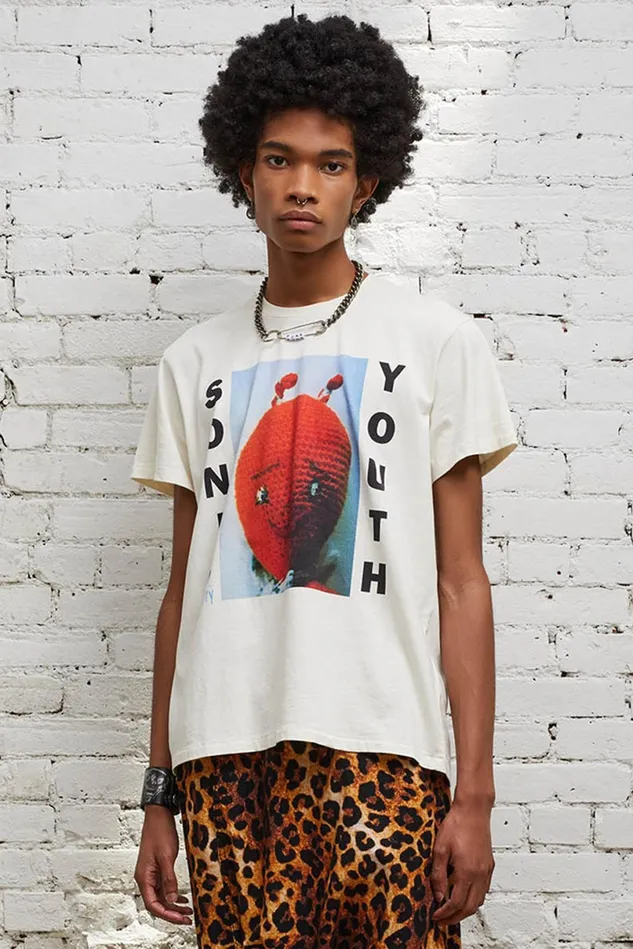 R13 TShirts Men Sonic Youth Dirty Boy TShirt