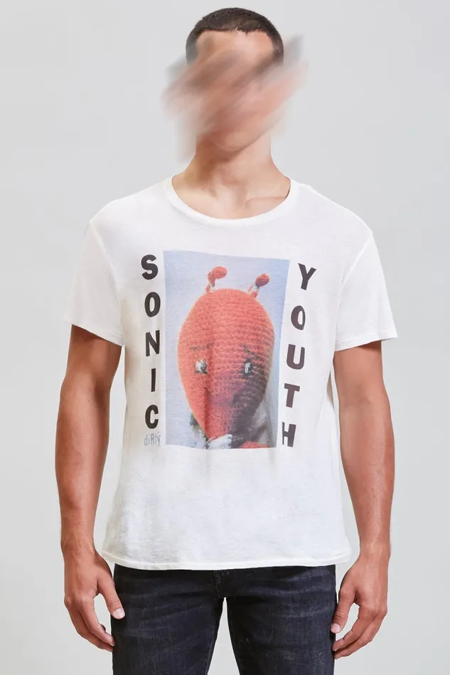 R13 TShirts Men Sonic Youth Dirty Boy TShirt