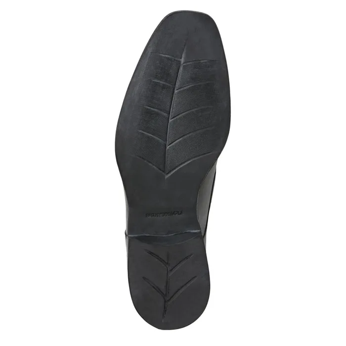 Raging Leather Slipon 8211 Black Leather Men Bruno Magli Dress Shoes