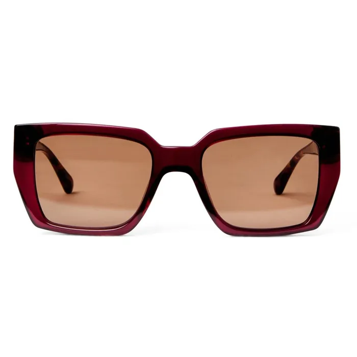 Ricci Sunglasses Red Tortoise Women Bruno Magli Sunglasses