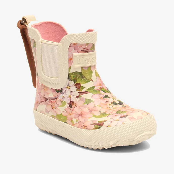 Rubber boots bisgaardshoes BABY baby rubber cremeflowers Rose