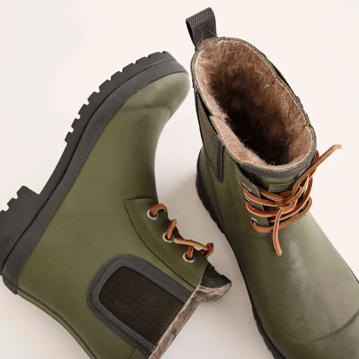Rubber boots KIDS bisgaardshoes rain wool green Green