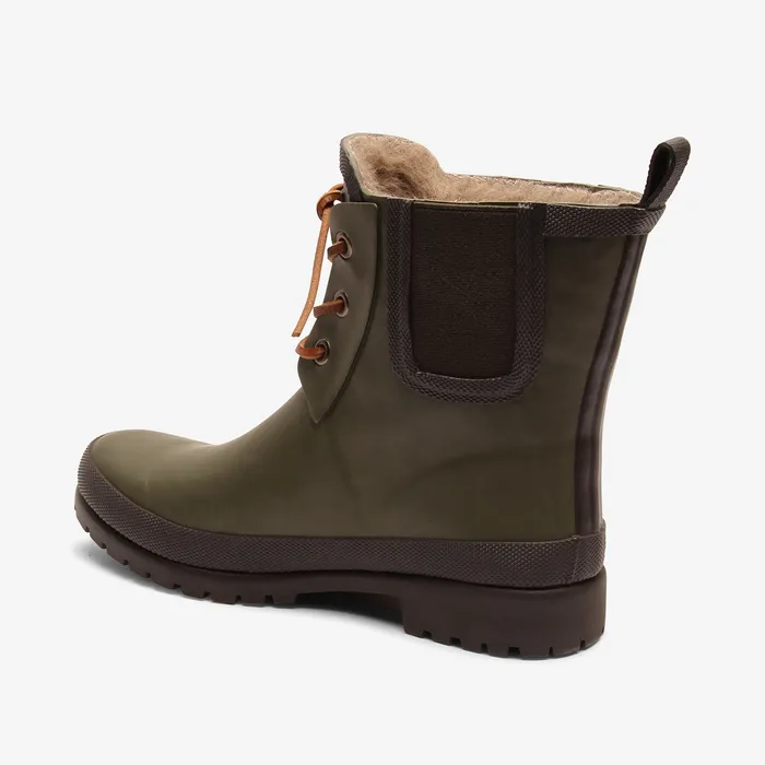Rubber boots KIDS bisgaardshoes rain wool green Green